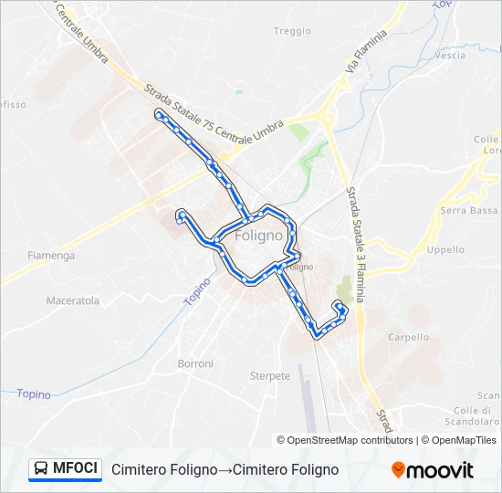 MFOCI Bus Line Map