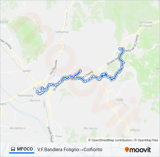 MFOCO Bus Line Map