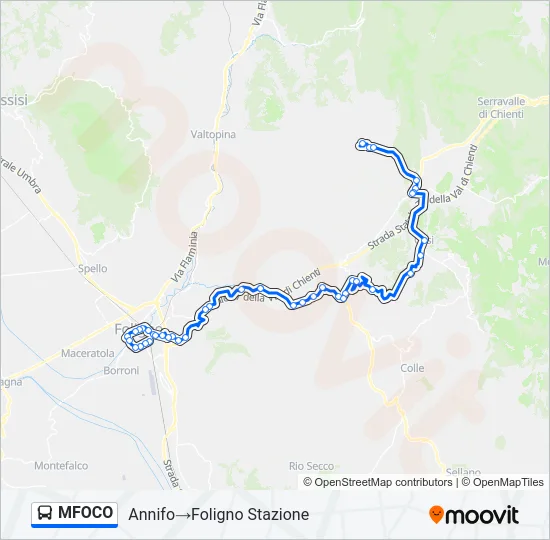 MFOCO Bus Line Map