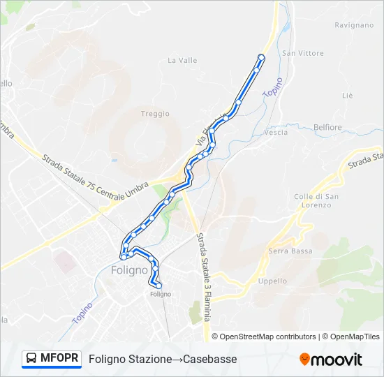 MFOPR Bus Line Map