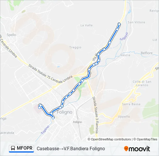 MFOPR Bus Line Map