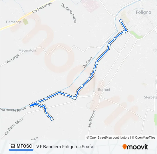 MFOSC Bus Line Map