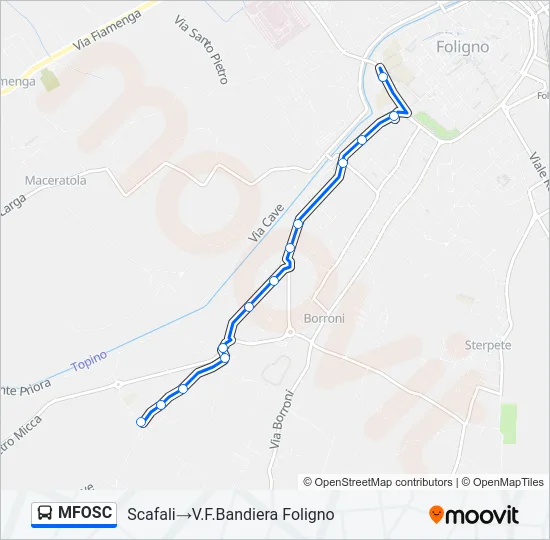 MFOSC Bus Line Map