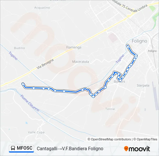 MFOSC Bus Line Map