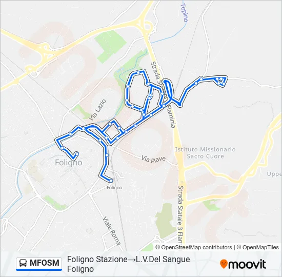 MFOSM Bus Line Map