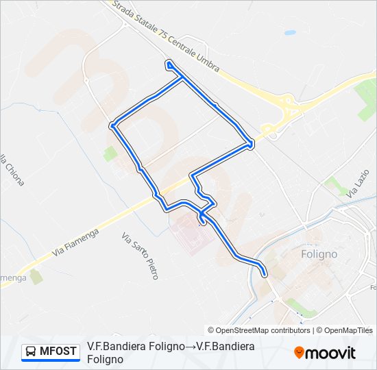 MFOST bus Line Map