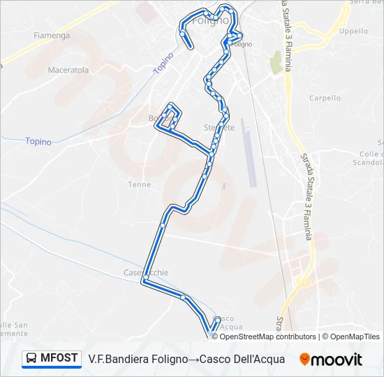 MFOST Bus Line Map