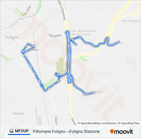 MFOUP Bus Line Map