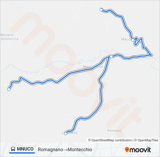 MNUCO Bus Line Map