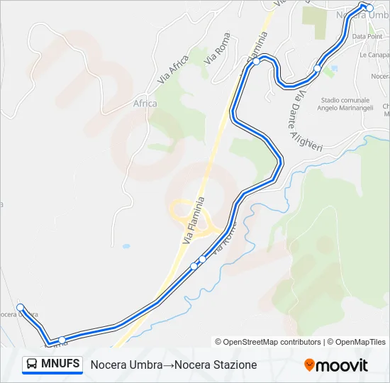 MNUFS Bus Line Map