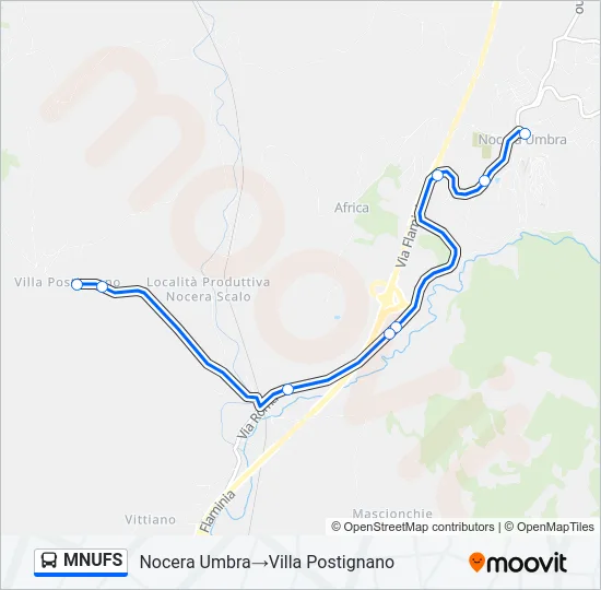 MNUFS Bus Line Map