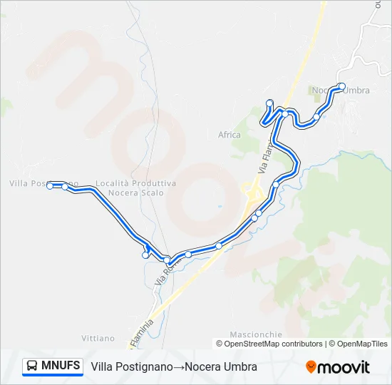 MNUFS Bus Line Map
