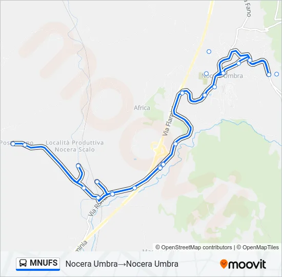 MNUFS Bus Line Map