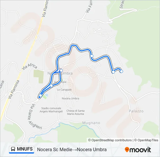 MNUFS Bus Line Map