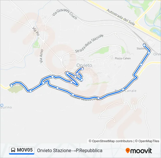 MOV05 Bus Line Map