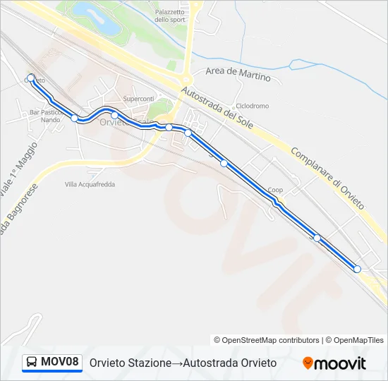 MOV08 Bus Line Map