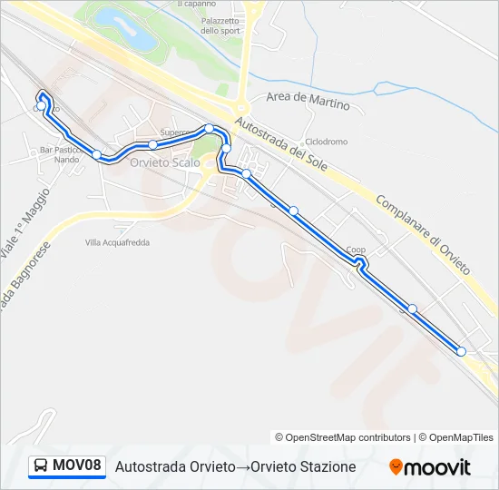 MOV08 Bus Line Map