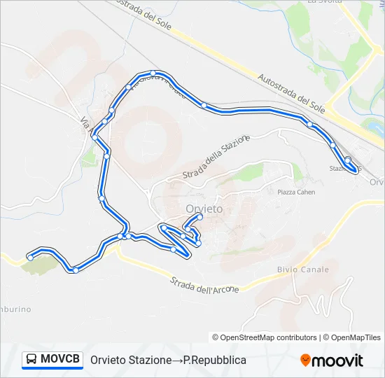 MOVCB Bus Line Map