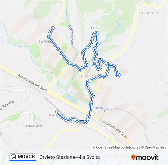 MOVCB Bus Line Map