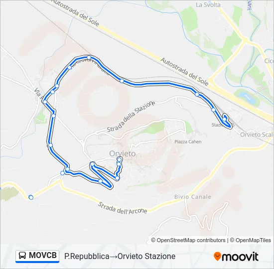 MOVCB Bus Line Map
