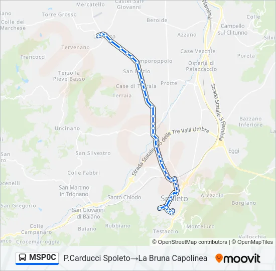 MSP0C Bus Line Map