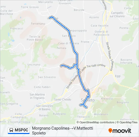 MSP0C Bus Line Map