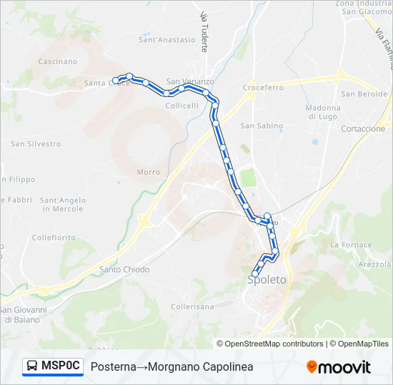 MSP0C Bus Line Map