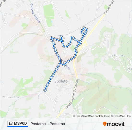 MSP0D Bus Line Map