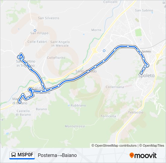 MSP0F Bus Line Map