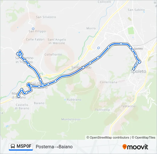 MSP0F Bus Line Map