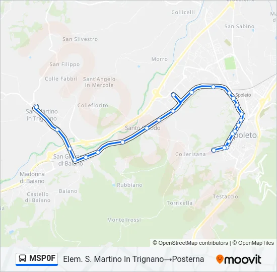 MSP0F Bus Line Map
