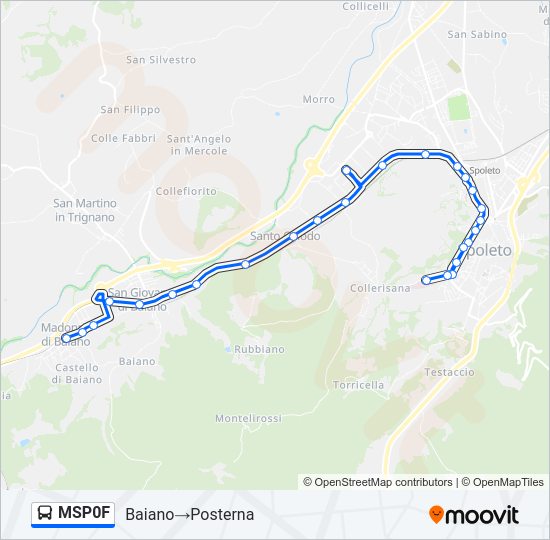 MSP0F Bus Line Map
