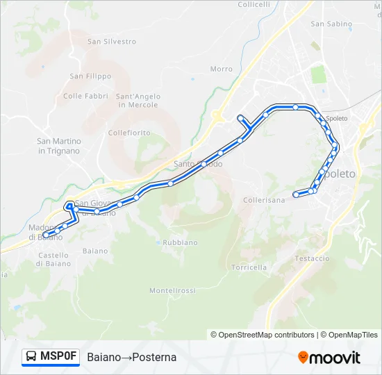 MSP0F Bus Line Map