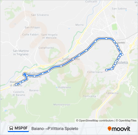 MSP0F Bus Line Map