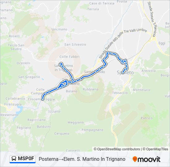 MSP0F Bus Line Map