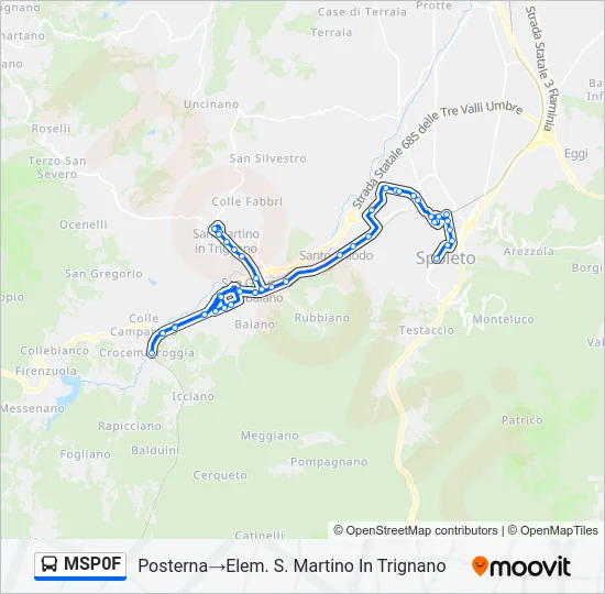 MSP0F Bus Line Map