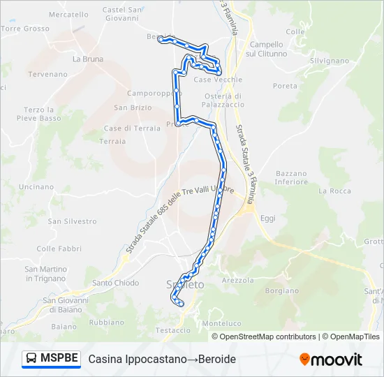 MSPBE Bus Line Map