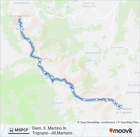 MSPCF Bus Line Map