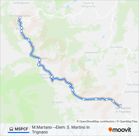 MSPCF Bus Line Map