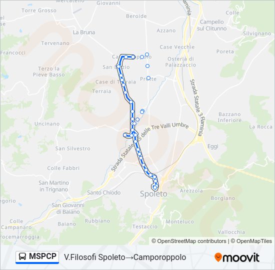 MSPCP Bus Line Map