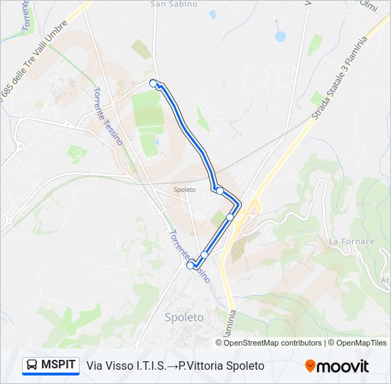 MSPIT Bus Line Map