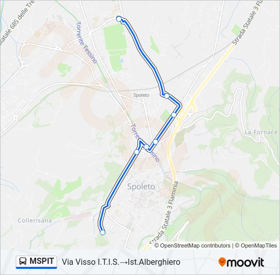 MSPIT Bus Line Map