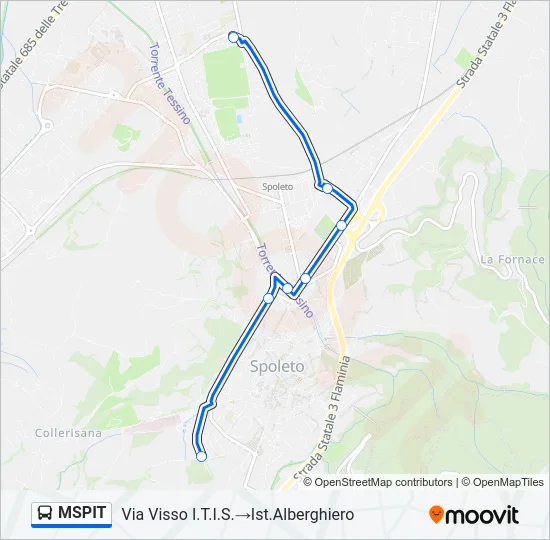MSPIT Bus Line Map