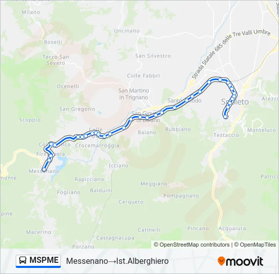 MSPME Bus Line Map