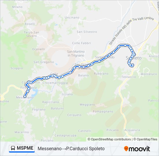 MSPME Bus Line Map