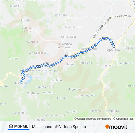 MSPME Bus Line Map