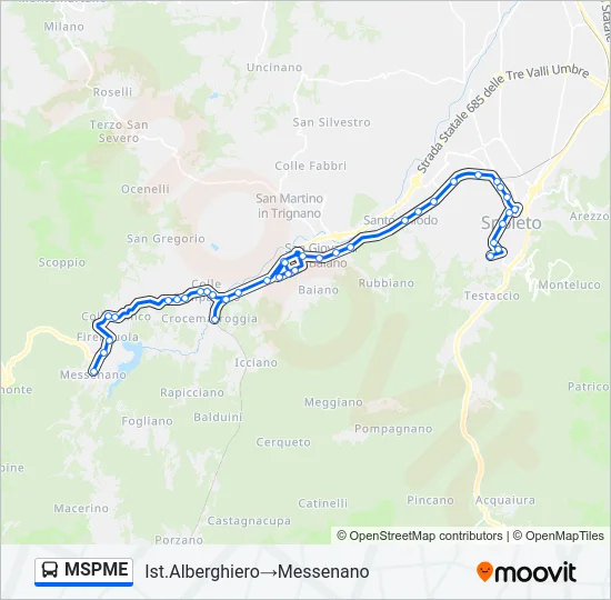 MSPME Bus Line Map