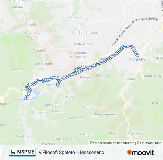 MSPME Bus Line Map