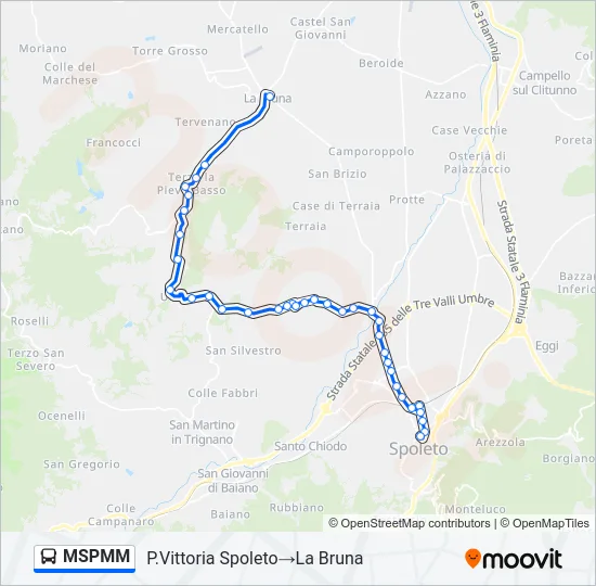 MSPMM Bus Line Map
