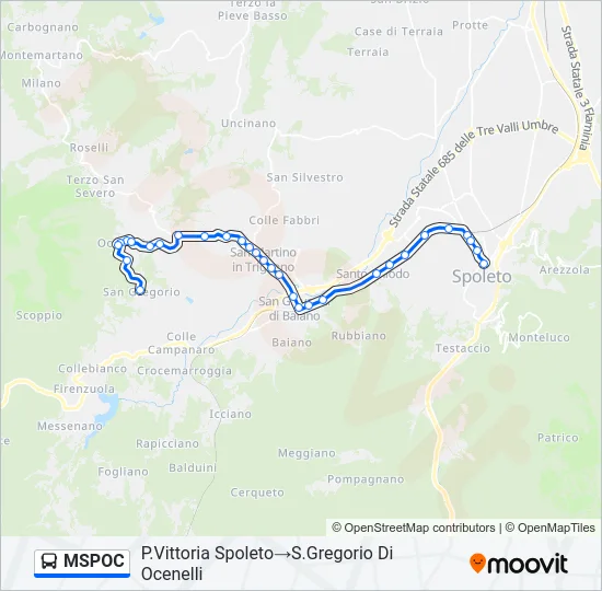 MSPOC Bus Line Map